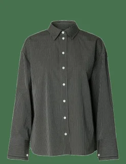 SLFDAN LS OVERSIZED SHIRT EX - Långärmade