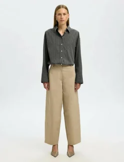 SLFDAN LS OVERSIZED SHIRT EX - Långärmade