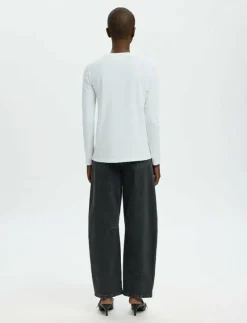 SLFESSENTIAL LS O-NECK TEE NOOS - Långärmade toppar