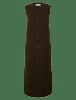 SLFLELOU SL KNIT CARDIGAN DRESS - Stickade västar