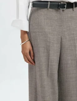 SLFRAE-ELIANA SUN HW WIDE PANT - Kostymbyxor