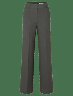 SLFRITA MW WIDE PANT DGM N NOOS - Kostymbyxor