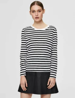 SLFSTANDARD LS TEE STR NOOS - Långärmade toppar