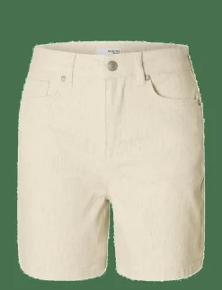 SLFUNA-KRISTA HW DENIM SHORTS - Jeansshorts