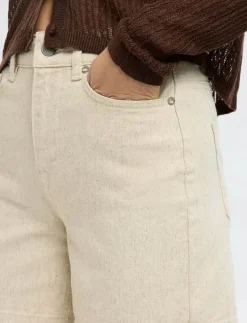 SLFUNA-KRISTA HW DENIM SHORTS - Jeansshorts