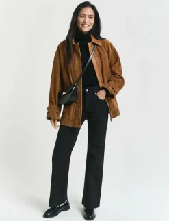 SLIM FLARE STRETCH JEANS - Utsvängda jeans