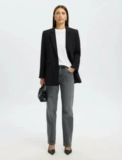 SLWRITA LS RELAXED BLAZER FD NOOS - Enkelknäppta kavajer