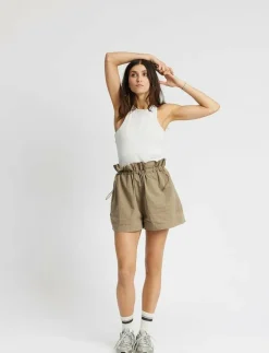 Soft Rib Top Key - Linnen