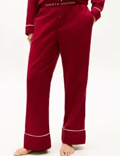 SOLID FLANNEL PANTS - Nederdelar