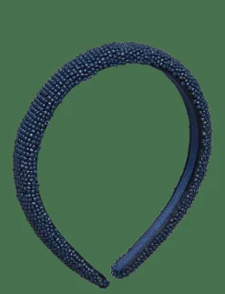 Solid Slim Beaded Hairbrace - Hårband & Diadem