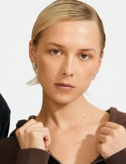 SOUL earrings silver-plated - Hoops