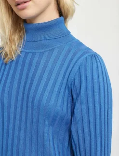 SRFelina Rollneck Dress Knit - Midiklänningar