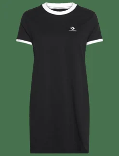 STAR CHEVRON TEE DRESS CONVERSE BLACK - Klänningar