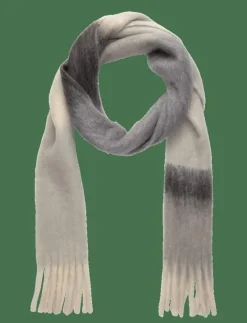 Striped scarf with tasselled ends - Halsdukar