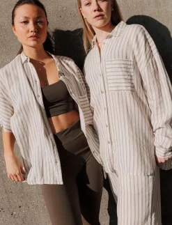 Striped Shortsleeved shirt PJ - Skjortor