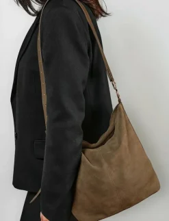 Suede Tote Bag - Totes