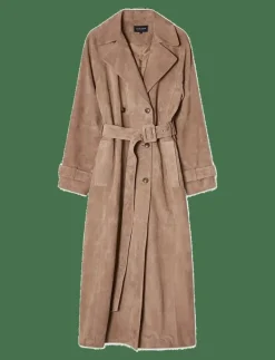 Suede Trench Coat - Trenchcoats