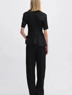 SUITING PEPLUM TOP - T-shirts