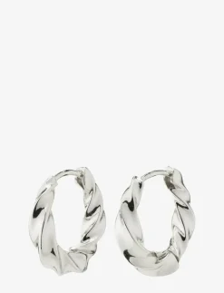 TAFFY recycled medium size swirl hoop earrings - Hoops
