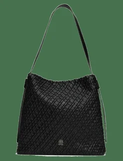 TH BRAIDED MAXI HOBO - Axelremsväskor