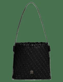 TH BRAIDED SHOULDER BAG - Axelremsväskor