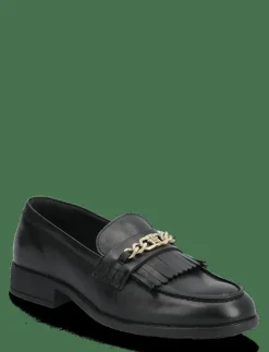 TH CHAIN FRINGE LEATHER LOAFER - Platta skor