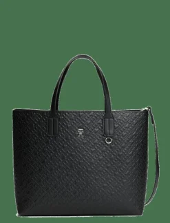 TH ICON SATCHEL MONO - Handväskor