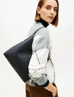 TH ICON SHOULDER BAG MONO - Axelremsväskor