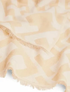 TH MONOGRAM HEAVY SCARF - Halsdukar