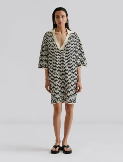 Thyme structure knitted mini dress - Korta klänningar