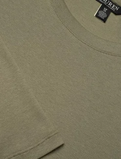 Tie-Front Cotton-Blend Crewneck Dress - Midiklänningar