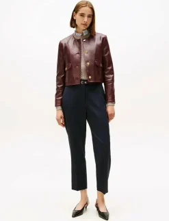 TIMELESS WOOL SLIM STRT PANT - Slim fit-byxor