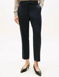 TIMELESS WOOL SLIM STRT PANT - Slim fit-byxor