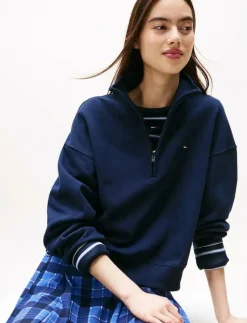 TJW BXY S-FLAG 1/4 ZIP - Sweatshirts