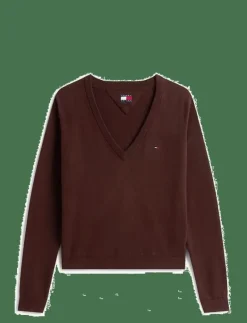 TJW ESSENTIAL VNECK SWEATER EXT - Stickat