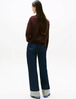 TJW ESSENTIAL VNECK SWEATER EXT - Stickat