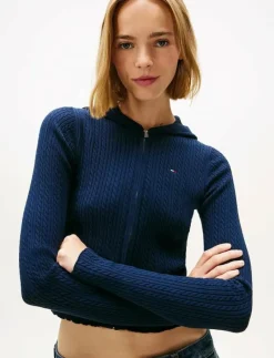 TJW ESSENTIAL ZIPPER HOOD CARDI - Huvtröjor