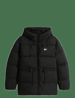 TJW HOODED MIDI PUFFER JACKET - Dun- & vadderade jackor