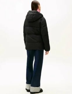 TJW HOODED MIDI PUFFER JACKET - Dun- & vadderade jackor