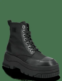 TJW LACE UP FLATFORM BOOT - Kängor