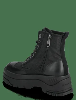 TJW LACE UP FLATFORM BOOT - Kängor