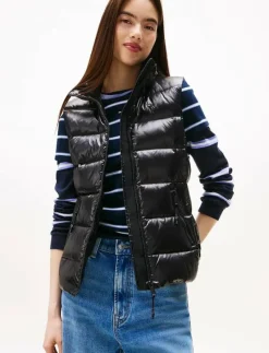 TJW SLIM ZIP PRINT DOWN VEST - Vadderade västar