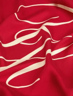 TOMMY SCRIPT SILK SCARF - Sjalar