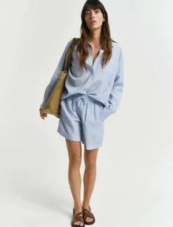 TONAL STRIPED SEERSUCKER SHORTS - Casual shorts