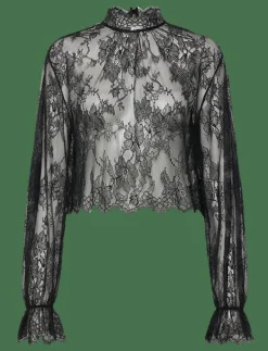 TOP LS LACE CECILIA - Överdelar