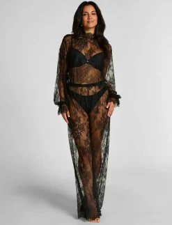 TOP LS LACE CECILIA - Överdelar