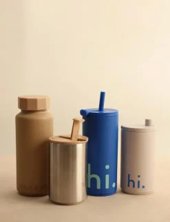 Travel cup with straw with soft coating - Termosmuggar