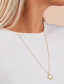 Twist pendant neck 55 plain g - 55 cm - Halsband med hänge