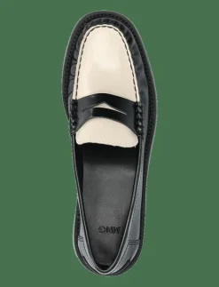 Two-tone leather loafers - Loafers