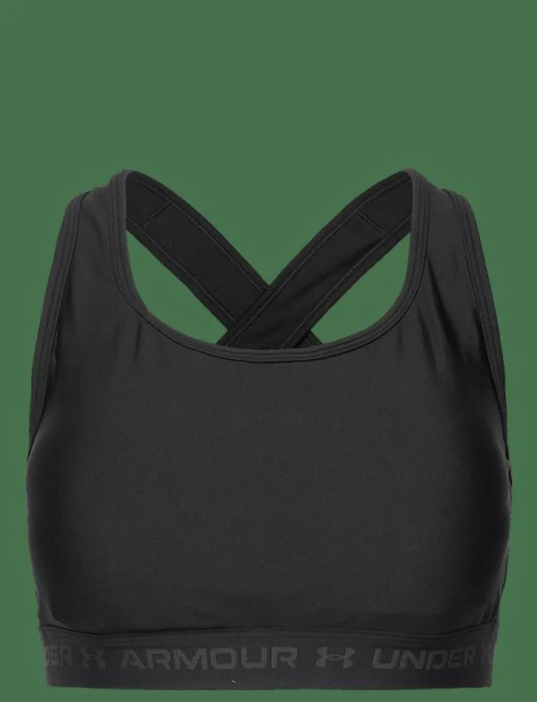 UA Crossback Mid Bra& - Sport BH:ar